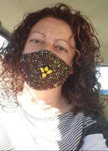 paola con mascherina