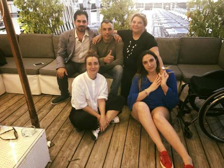 spiagge francesca e il gruppo